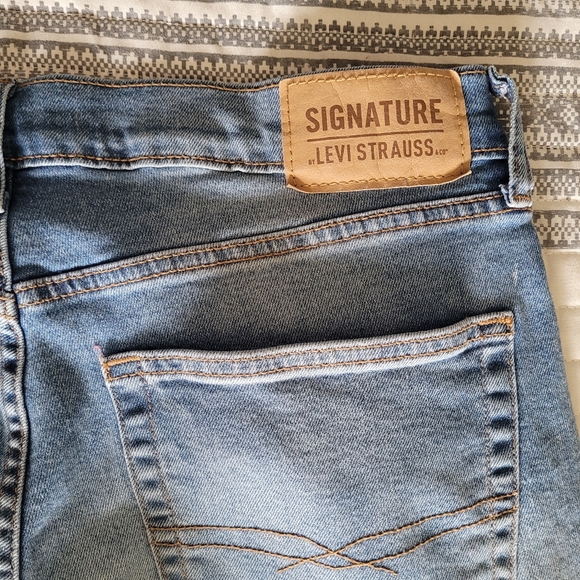 Levi's Signature Men's Slim Straight Jeans Size 33 - Picture 10 of 16